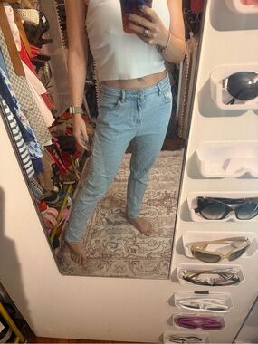 💕 Pacsun mom jeans, light wash